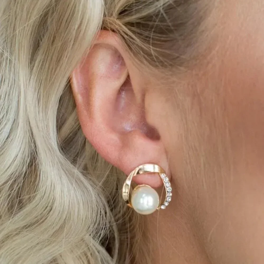 Paparazzi Jewelry Accessories - Stylishly Suave - Gold Earrings - Vintage